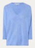 Fijngebreide pullover van kasjmier - Blauw