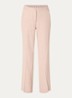 High waist loose fit pantalon in linnenblend met steekzakken - Lichtroze