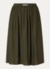 Juliah midi rok met elastische band - Bronsgroen