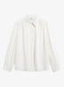 Lilie blouse in zijdeblend met plooien - Creme