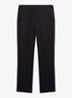 May slim fit broek met elastische taille aan de achterkant - Zwart
