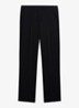 Mie mid waist slim fit pantalon - Zwart