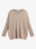 Reta fijngebreide trui van kasjmier - Beige