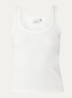 GZdrew tanktop met logoborduring - Wit