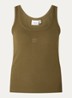 GZdrew tanktop met logoborduring - Olijfgroen