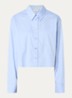 GZyork cropped blouse - Lichtblauw