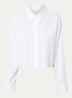 GZyork cropped blouse - Wit