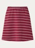 Pillova polo met streepprint - Donkerrood