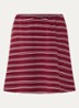 Pilova mini rok met streepprint - Bordeauxrood
