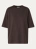 Timune T-shirt met logoborduring - Ivoor
