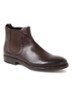Chelsea boot van leer - Donkerbruin
