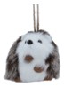 Egel kersthanger 6 cm - Wit