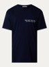 T-shirt met print - Donkerblauw