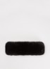 Froid Fluffy hoofdband van imitatiebont  - Zwart
