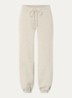 Glimpse high waist tapered fit joggingbroek met lurex - Grijsmele