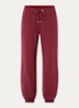 Luma high waist tapered fit joggingbroek met steekzakken - Bordeauxrood