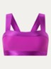Plonge bandeau bikinitop met uitneembare vulling - Violet