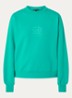 Sweater met logo - Turquoise