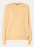 Tova sweater met logoborduring - Beige