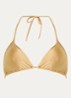 Velora triangel bikinitop met uitneembare vulling - Goud