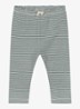 Legging met streepprint - Blauwgrijs