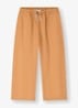 Loose fit broek met trekkoord - Lichtoranje