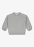 Oversized sweater met ronde hals - Grijsmele
