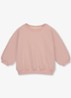 Oversized sweater met ronde hals - Oudroze