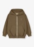 Sweatvest met stretch - Lichtbruin