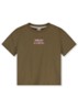 T-shirt met logo - Bruin