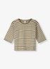 T-shirt met ronde hals - Zand