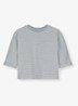 T-shirt met streepprint - Grijs