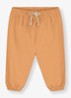 Tapered fit joggingbroek in katoenblend - Beige