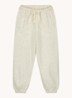 Tapered fit joggingbroek met steekzakken - Creme