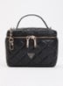 Juliet Canister handtas met quilt patroon en afneembare schouderriem - Zwart