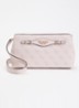 Katya crossbodytas met logoprint - Lichtroze