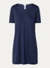 Nachthemd met V-hals - Donkerblauw