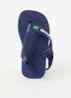 Brasil slipper met hielbandje - Donkerblauw