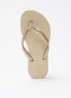 Slim Glitter II slipper met glitter - Khaki
