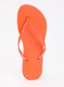 Slim slipper met logo - Oranje