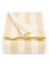 Duo plaid van wol 180 x 130 cm - Lichtgeel