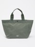 Grid Everyday Mini shopper met ruitdessin - Donkergroen