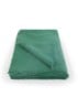 Mono plaid van wol 130 x 180 cm - Groen