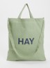 Shopper met logo - Lindegroen
