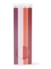 Square kaars set van 4 - Rood