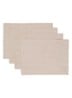 Tavolo servet 31 x 43 cm set van 4 - Donkerbeige