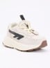 HTS Kids Shadow Lace sneaker van suède met mesh details - Gebroken wit