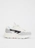 HTS Kids Shadow Lace sneaker van suède met mesh details - Grijs