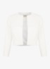 Elize bolero met schoudervulling - Gebroken wit