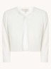 Elize bolero met structuur - Gebroken wit